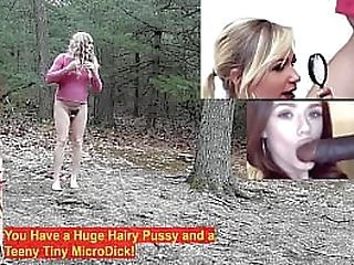 hairy pussy micropenis crossdresser! tiny little 1 inch pindick slut!