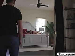 ts stepmom seduces stepson to fuck her