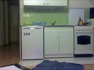 amazing brunette shemale loly plays with her  cock and asshole