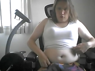 ashley cooper spanks herself