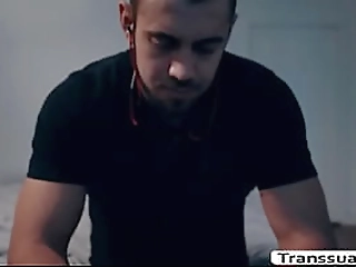 ts lena gives stepbros some good blowjob