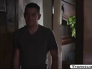 busty ts throats stepbrother big boner