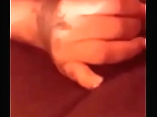 after riding guys dick ladyboy green fucks his ass