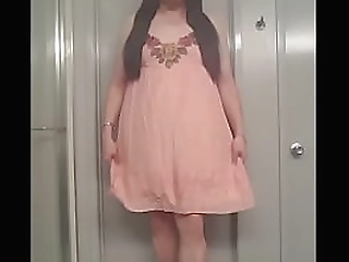 peach boho bunny outfit video